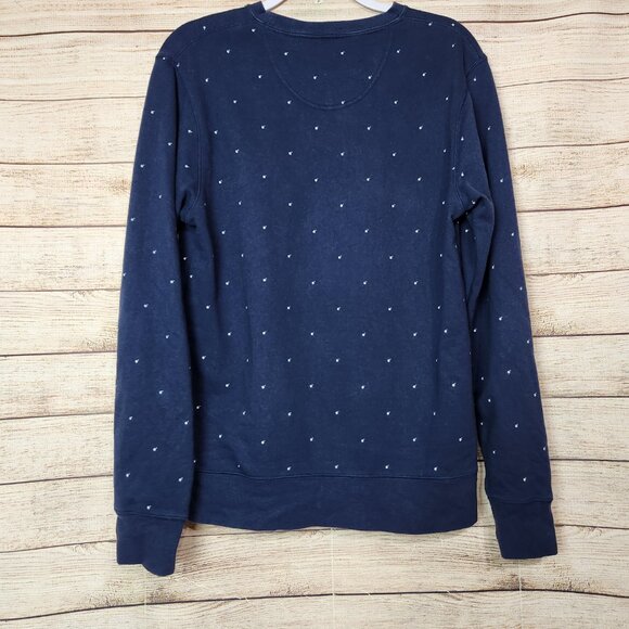 The Hundreds Crewneck Sweatshirt Men's Small Blue White Dot Streetwear Pullover - Picture 8 of 12